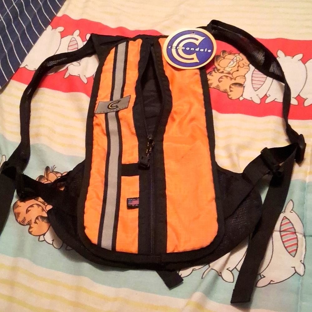 NWT,UNISEX,Orange,Black & Silver Bike, BackPack🤎🩶🖤🩶🤎🩶🖤🧡